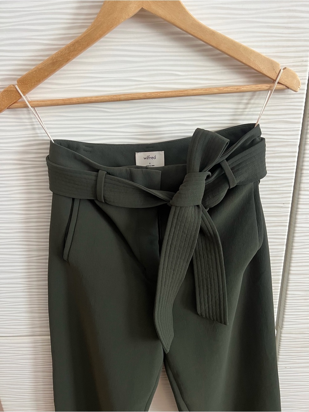 Wilfred Tie Front Jallade Pant Crepe - Timberline